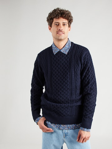 INDICODE JEANS Pullover 'Belinski' i blå: forside