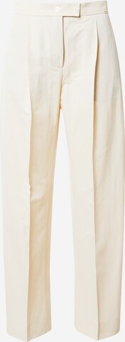 CINQUE Regular Trousers with creases 'CIHANDRA' in Beige: front