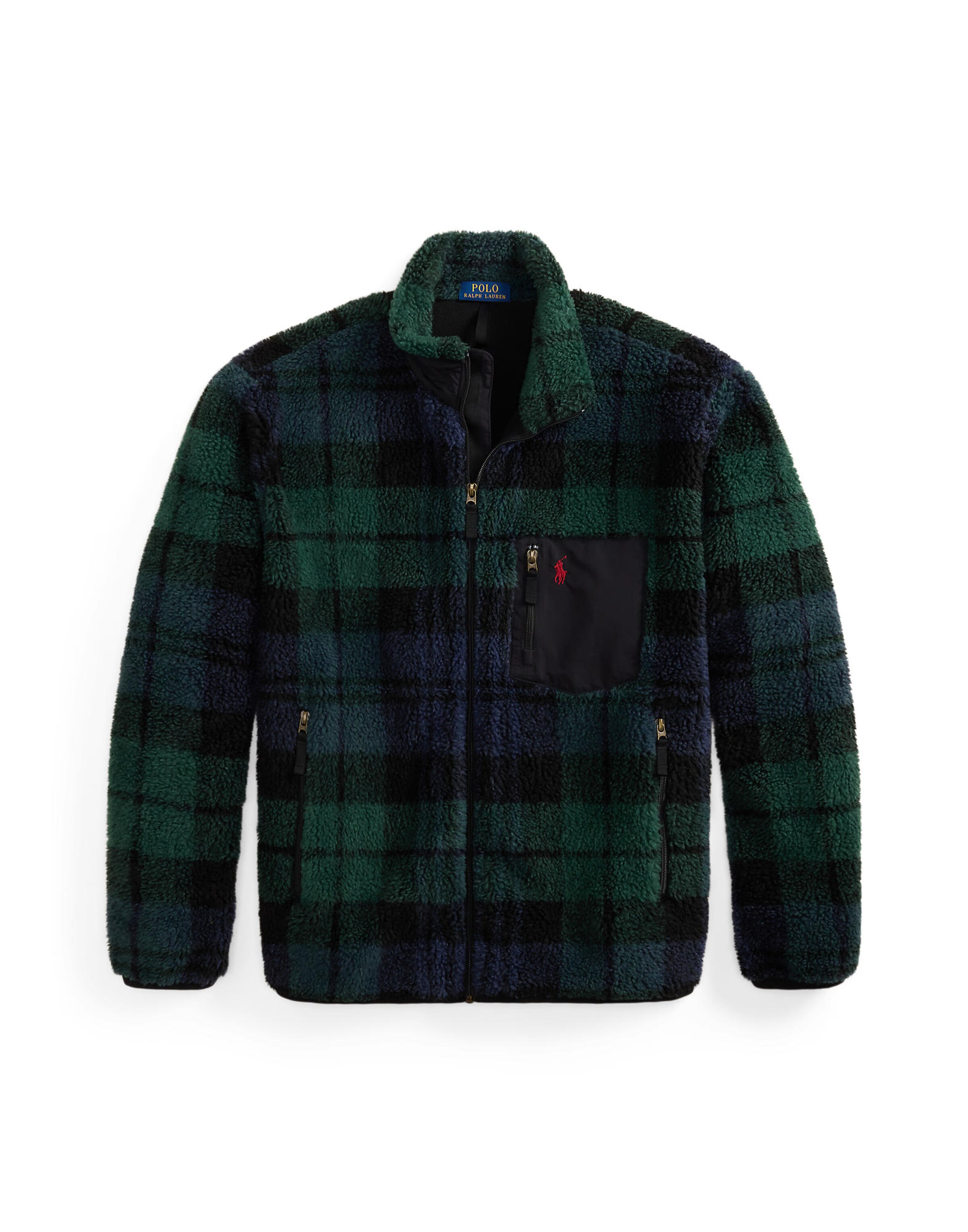 Polo Ralph Lauren Jacke in S in navy / grün / dunkelgrün / schwarz, Produktansicht