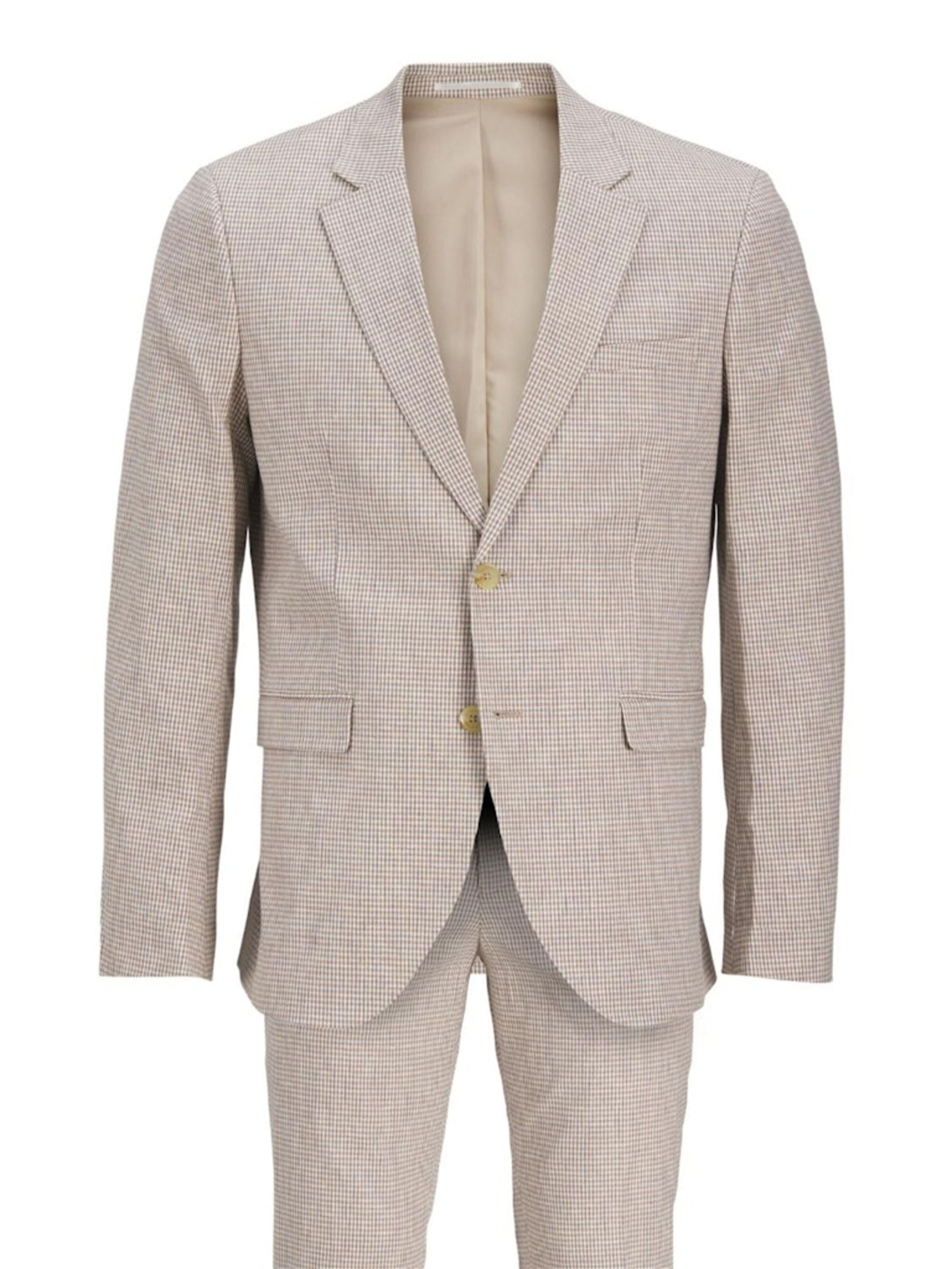 Jack & Jones Premium Slim fit Suit 'JPRRiviera' in Beige