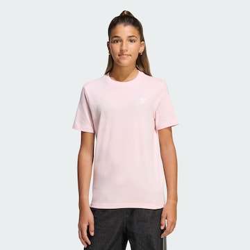 ADIDAS ORIGINALS Shirt 'Trefoil Essentials' in Pink: front