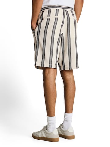 TOM TAILOR DENIM - Loosefit Pantalón en blanco
