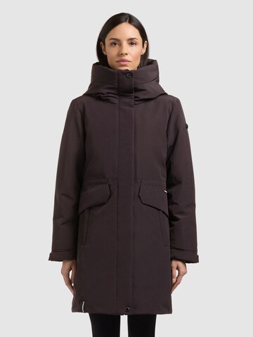 khujo Winterjacke in Lila: Vorderseite