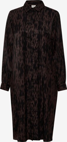 Robe-chemise 'Ravia ' Kaffe en marron : devant