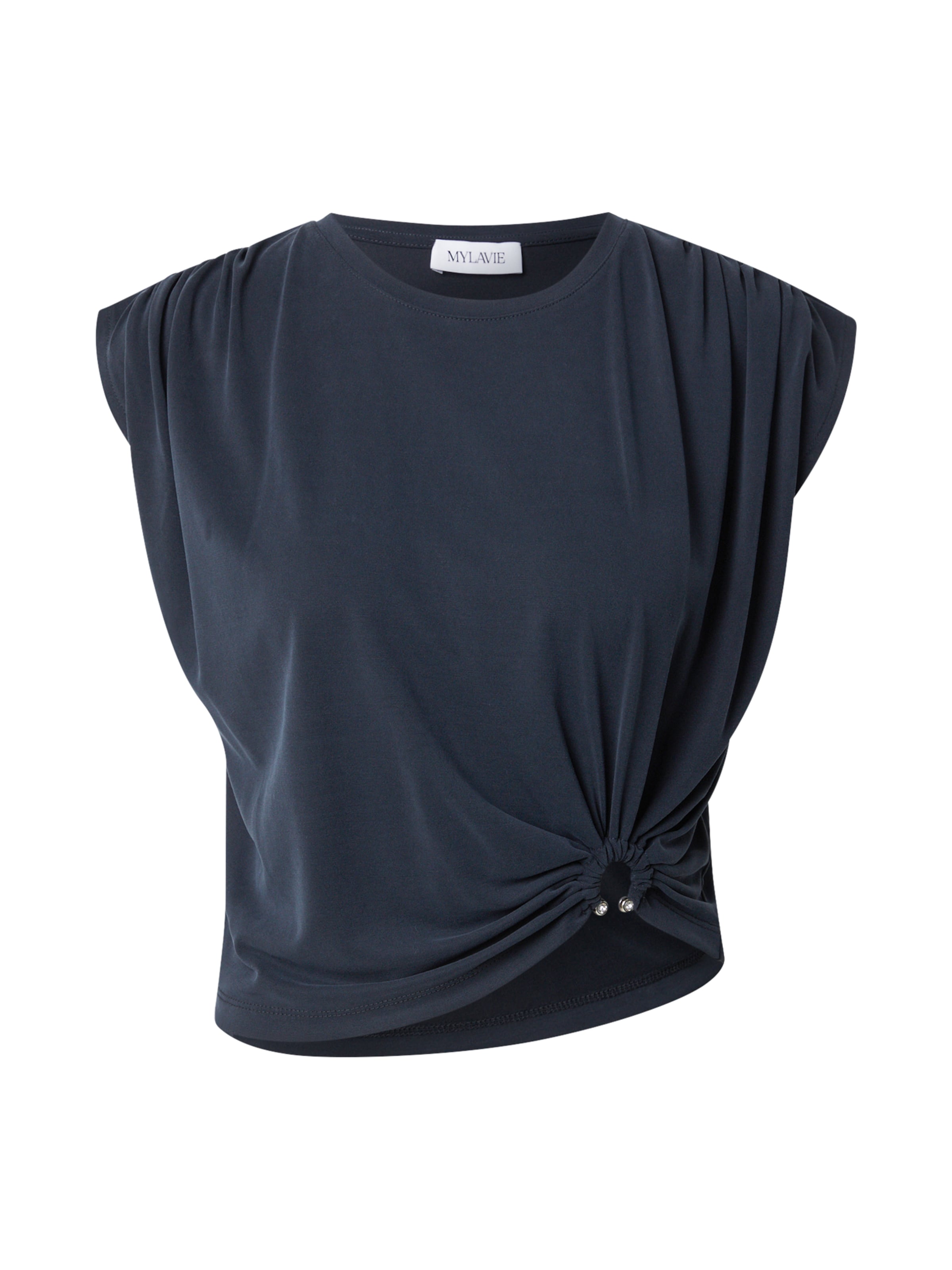 MYLAVIE by Sarah Harrison Haut en noir, Vue avec produit