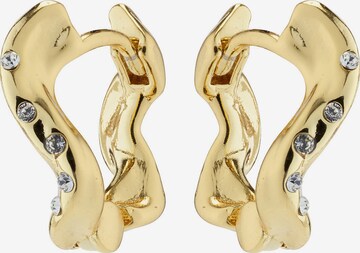 Boucles d'oreilles 'Evra' Pilgrim en or : devant