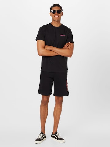 HOLLISTER Regular Trousers in Black