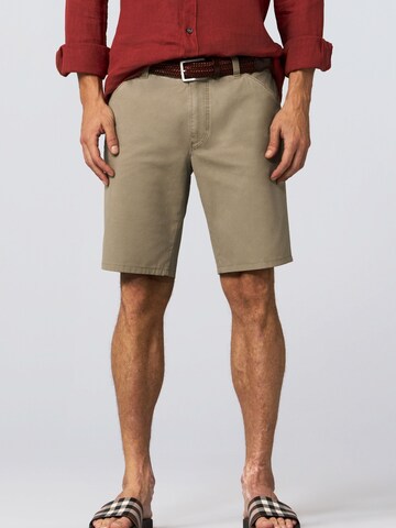Coupe slim Pantalon chino 'Chicago' MEYER en beige : devant
