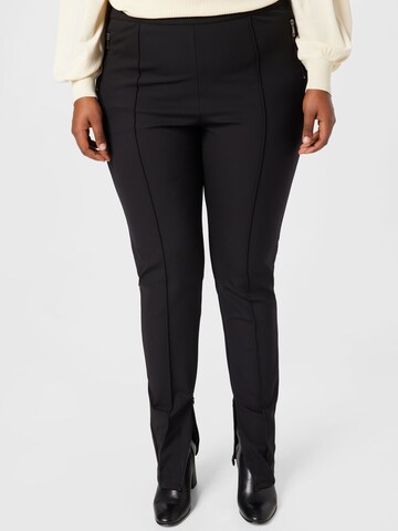 Skinny Leggings River Island Plus en noir : devant