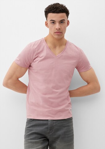 QS T-Shirt in Pink: Vorderseite