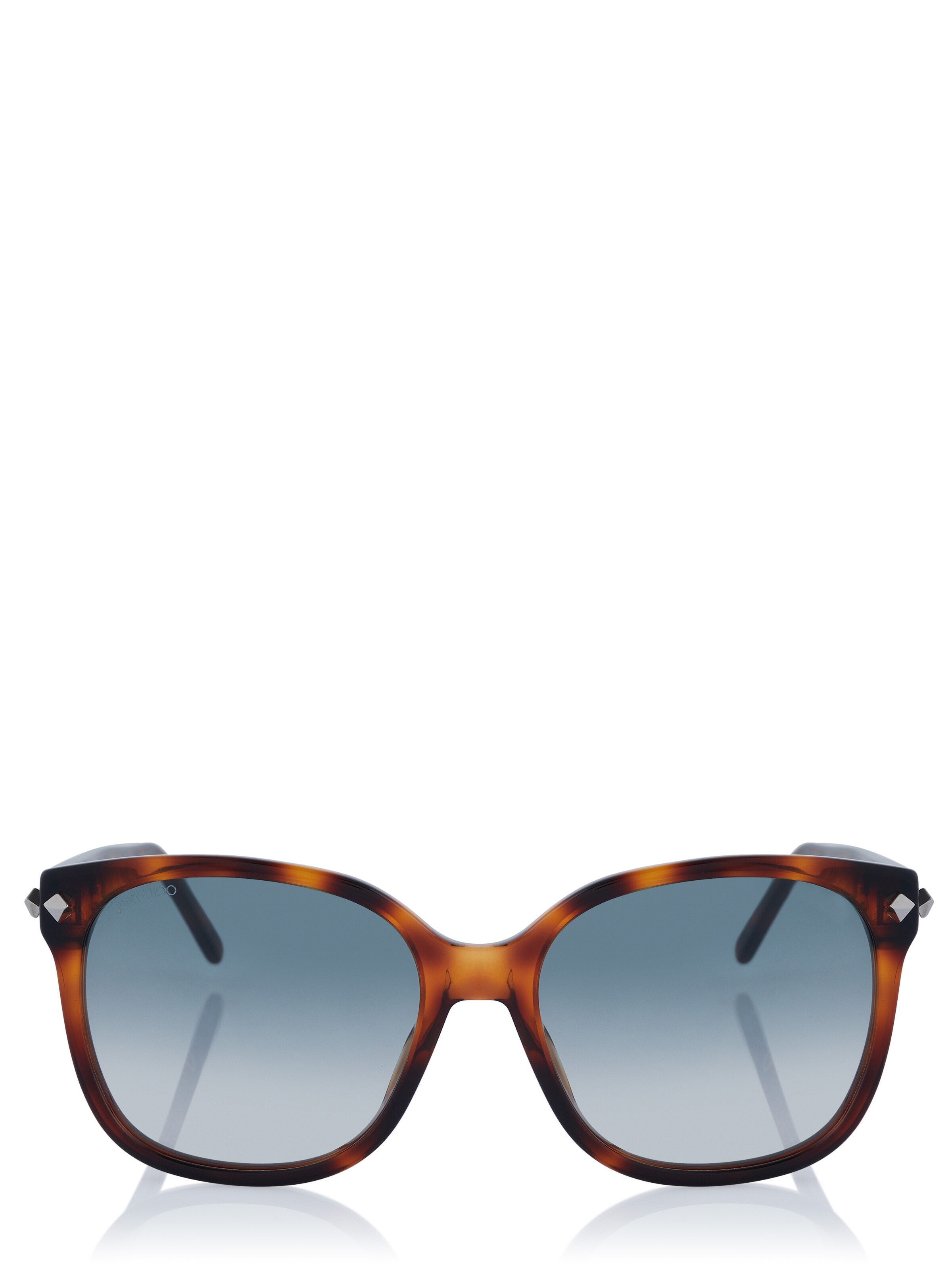 JIMMY CHOO - Óculos de sol 'Jimmy Choo Sonnenbrille' em castanho: frente