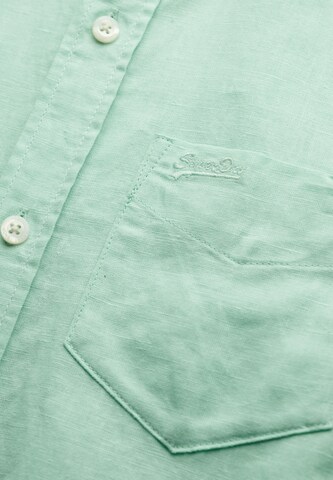 Superdry Regular fit Button Up Shirt in Green