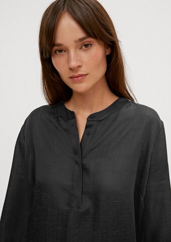 comma casual identity Bluse in Schwarz