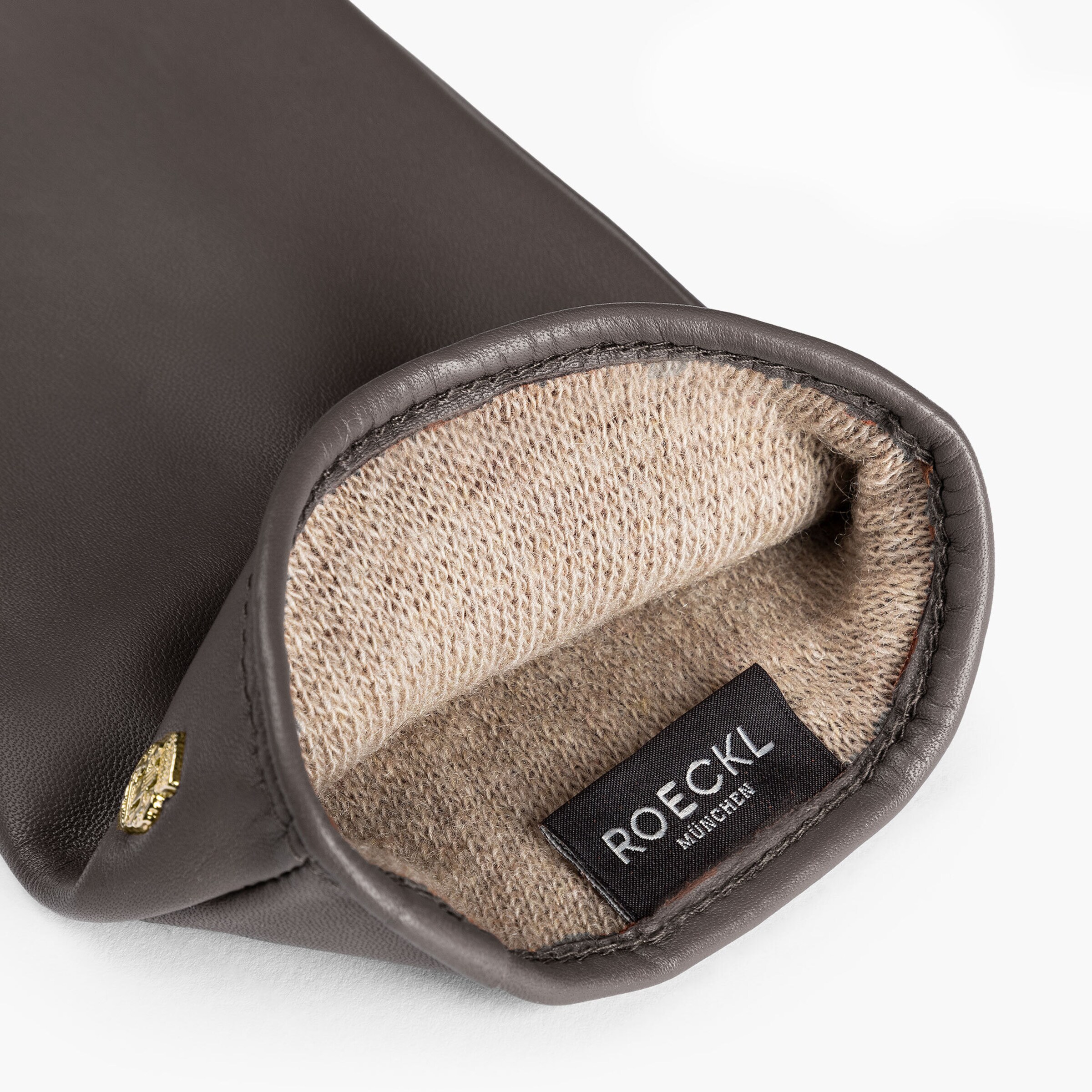 Roeckl Vingerhandschoenen 'HAMBURG' in Bruin