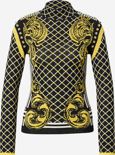 Karen Millen Pulover 'Baroque' u žuta / crna / bijela, Pregled proizvoda