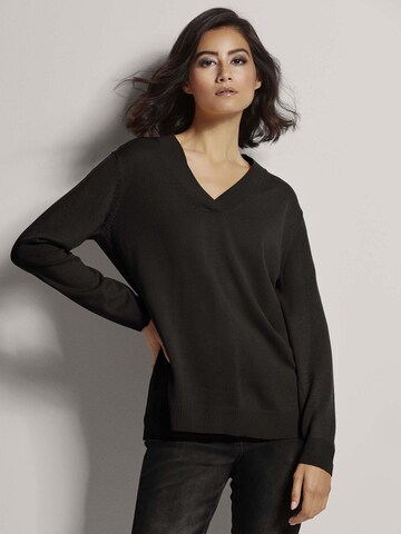 Pull-over MADELEINE en noir : devant