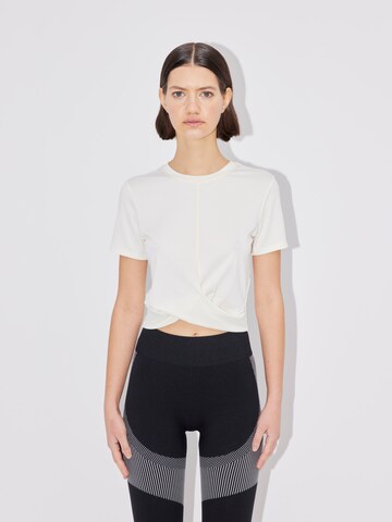 LeGer by Lena Gercke Toiminnallinen paita 'Arwyn' värissä valkoinen: edessä