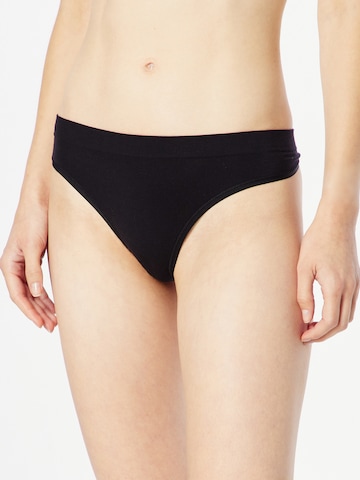 Lindex Thong in Black: front