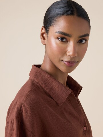 CALZEDONIA Bluse in Braun