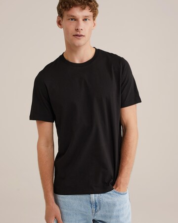 WE Fashion T-Shirt in Schwarz: Vorderseite