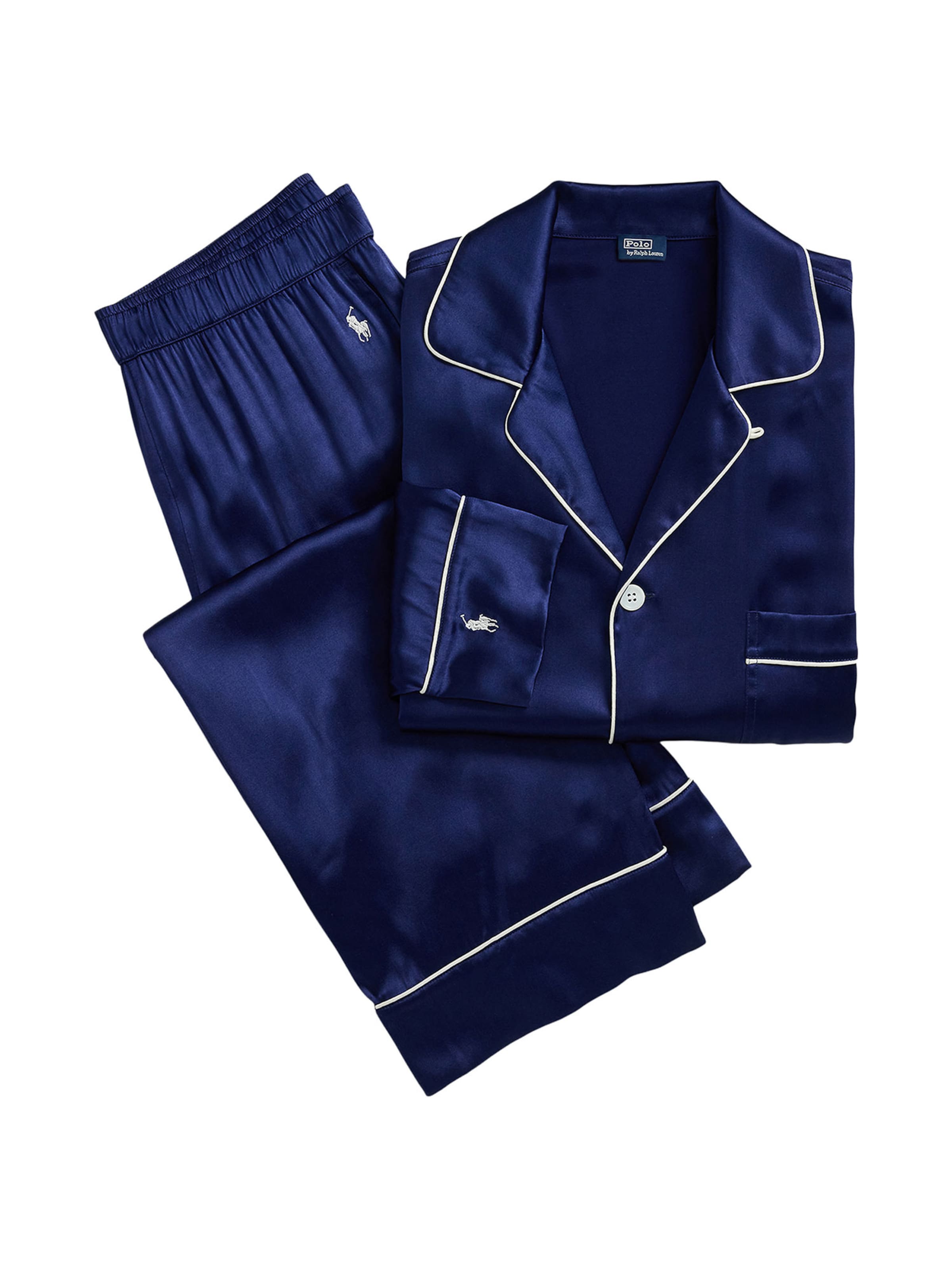 Polo Ralph Lauren Pyjama in Blau: Vorderseite