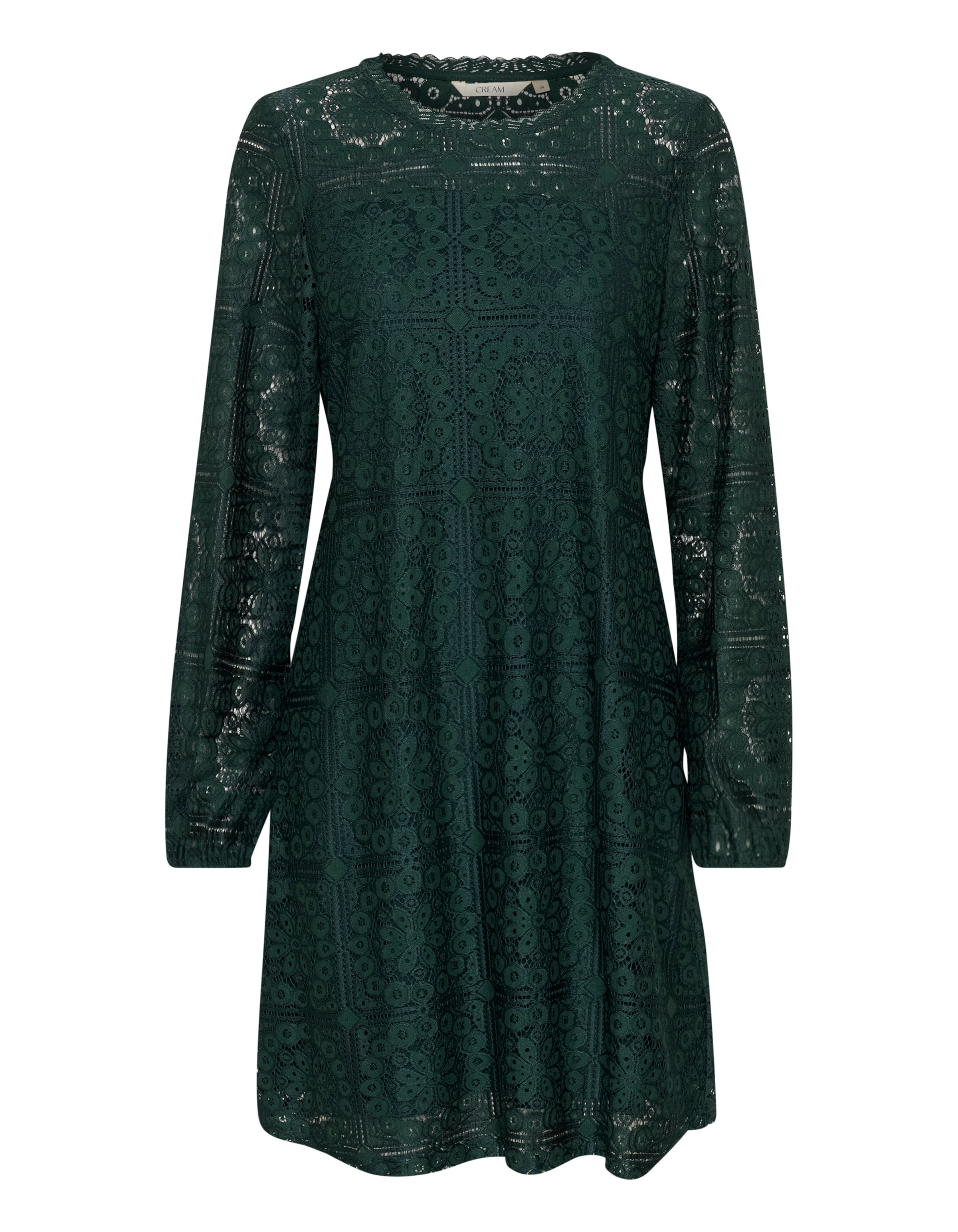 Cream Kjole 'Tiley' i grøn: forside