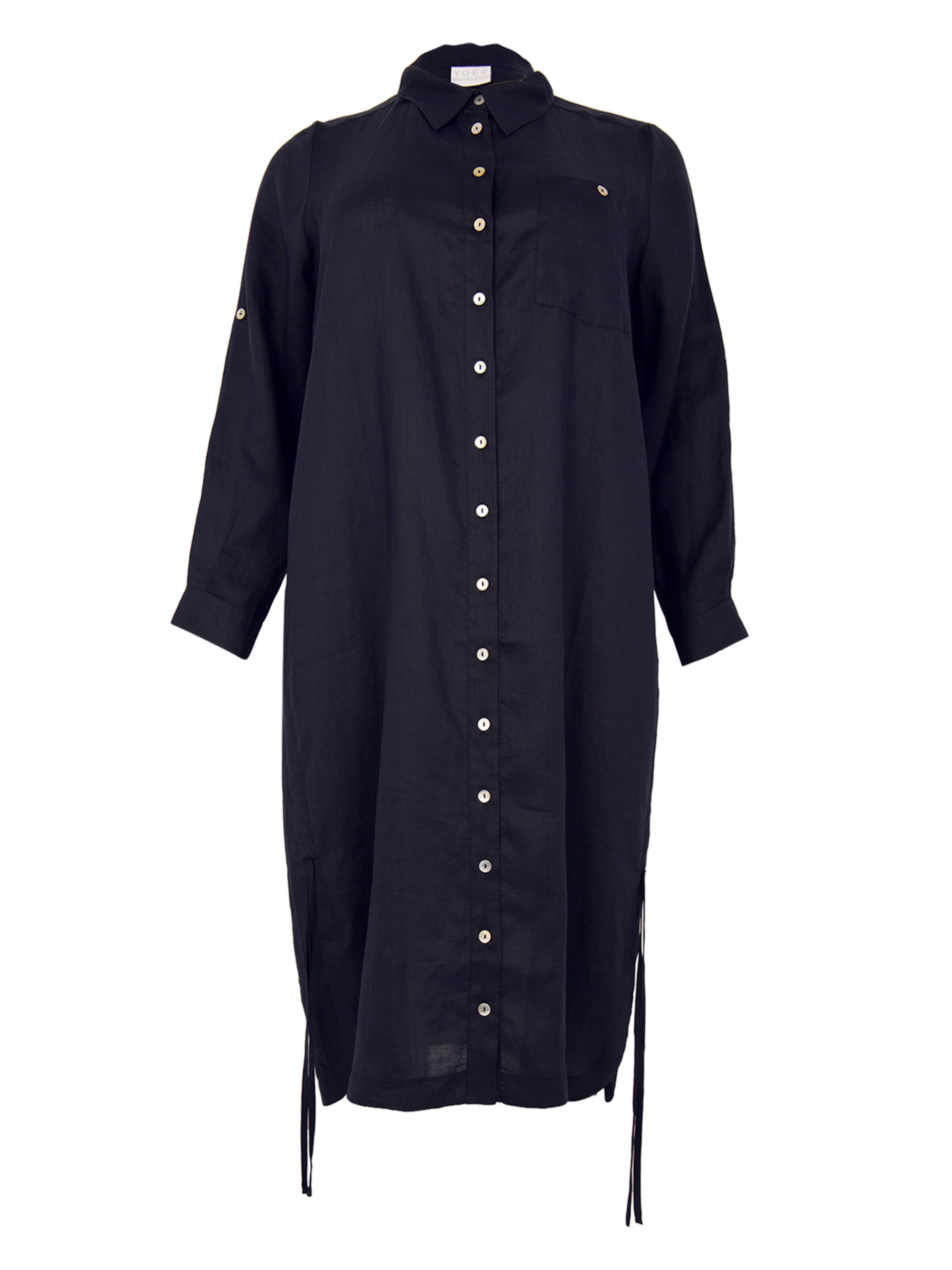 YOEK Blousejurk in Blauw: voorkant