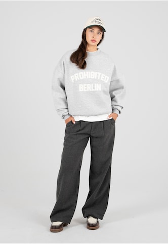 Prohibited Sweatshirt 'Berlin' in Grau