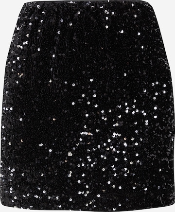 Gina Tricot Sukně – černá: přední strana