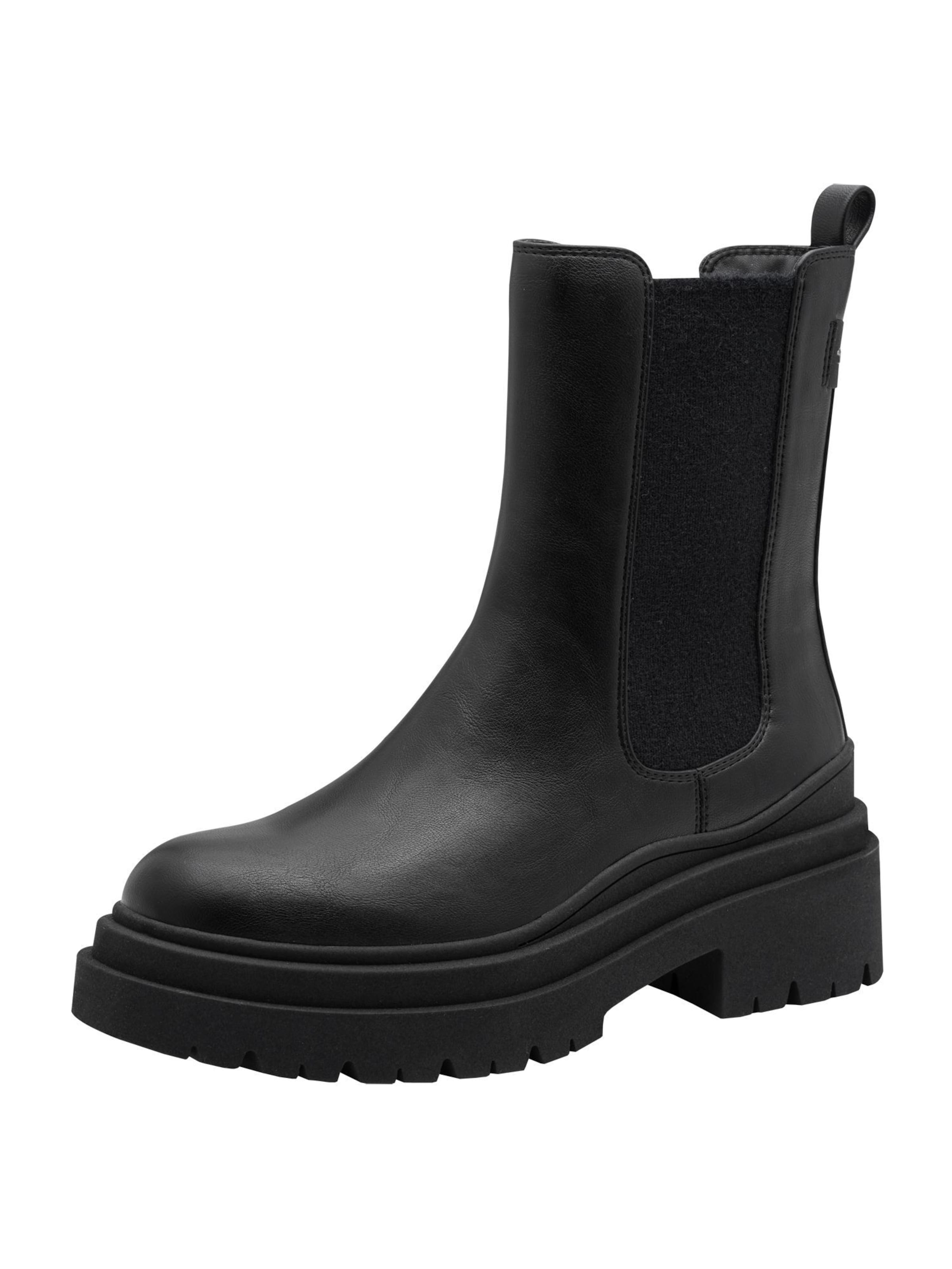 Tamaris Chelsea boots in Black: front