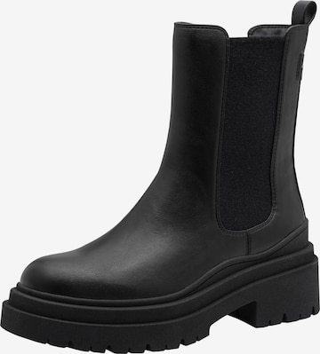 Tamaris Chelsea boots in Zwart: voorkant
