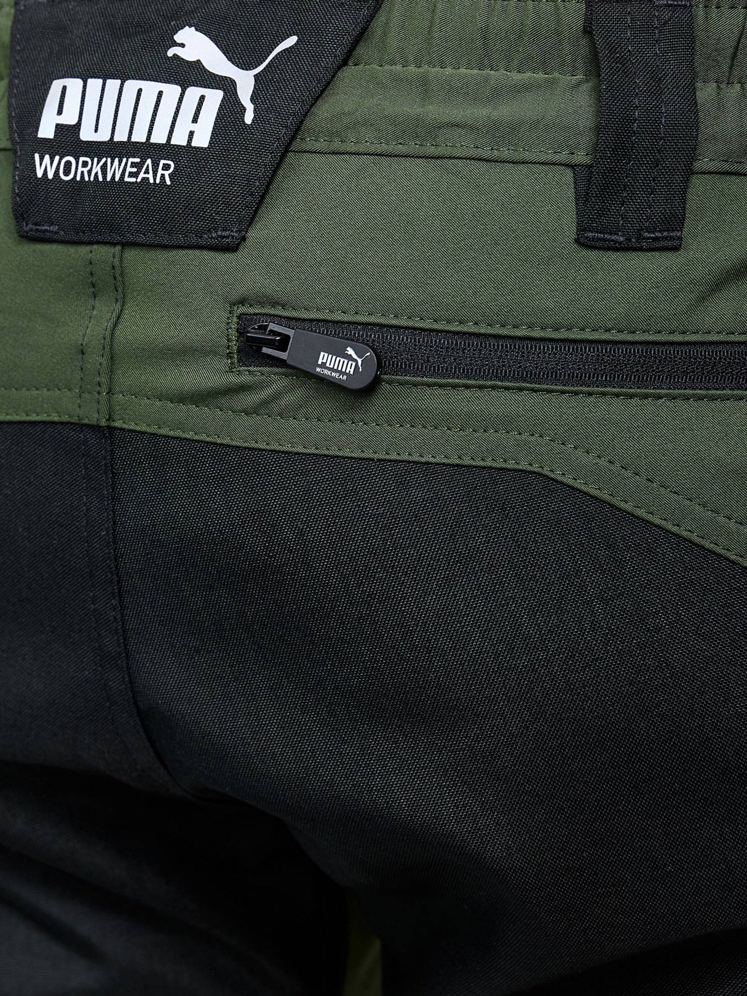PUMA Workwear Regular Outdoor Pants 'ProOne' in Green