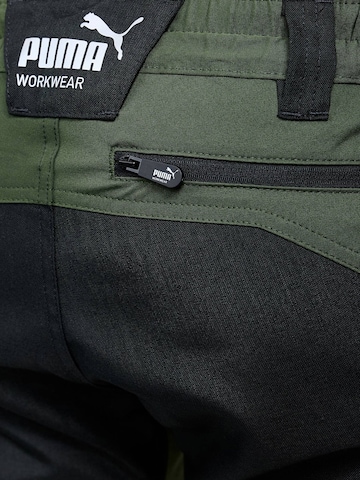 PUMA Workwear Regular Outdoor Pants 'ProOne' in Green