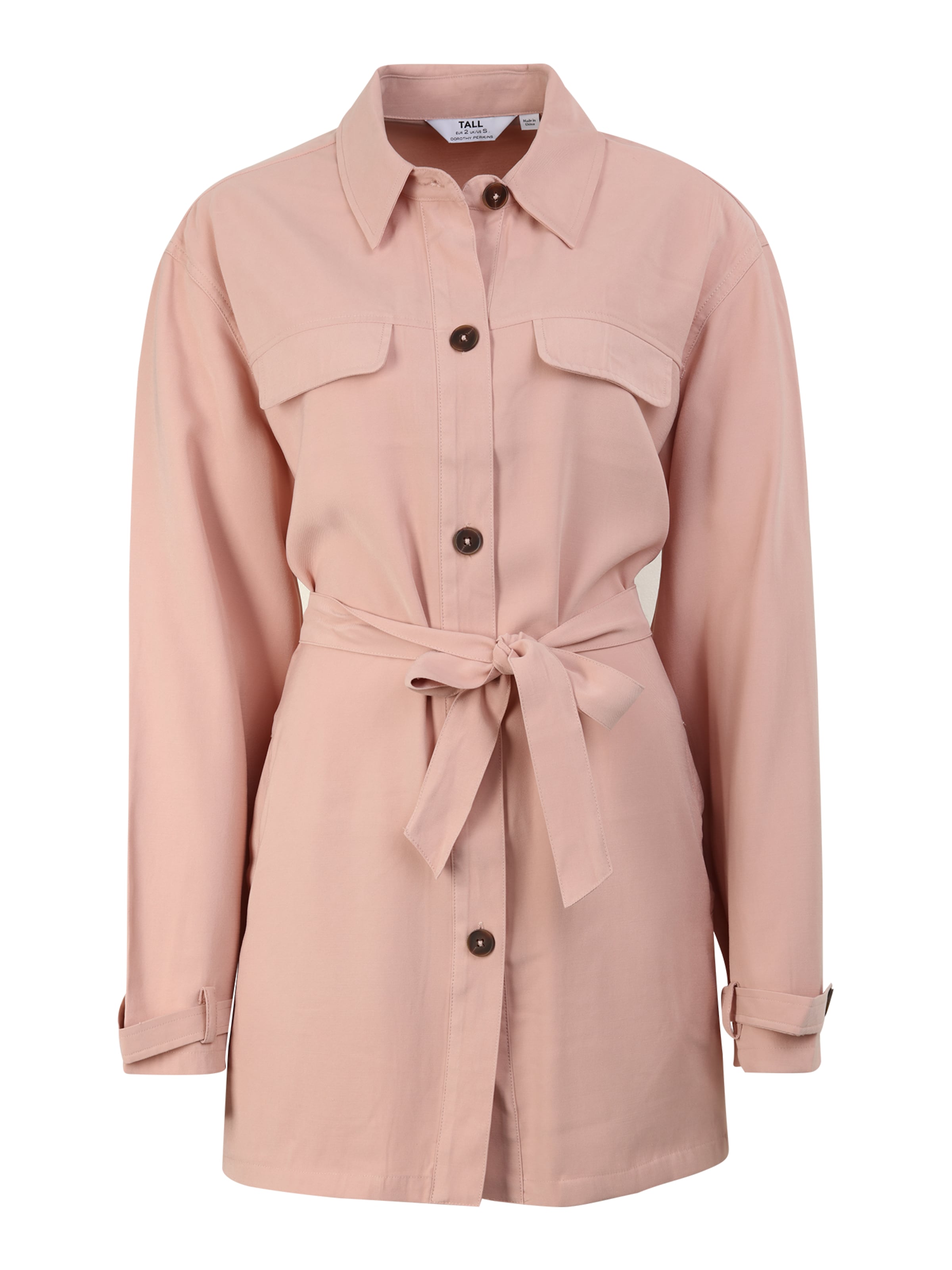 Dorothy Perkins Tall Преходно яке в розово: отпред