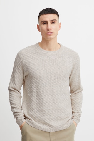 !Solid Strickpullover 'Elijah' in Beige: predná strana