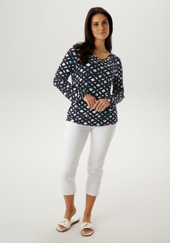 Aniston SELECTED Shirt in Blue