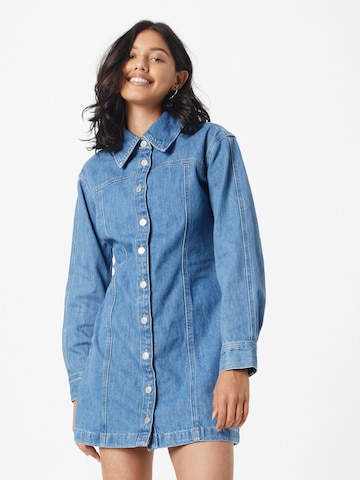 LEVI'S Shirt Dress in Blue: front