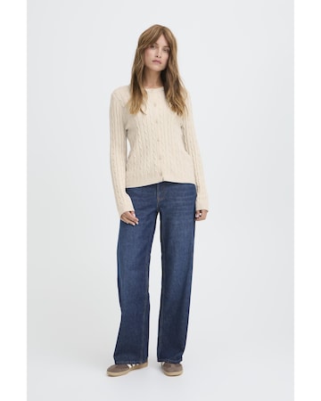 Cardigan 'STEFFI' Pulz en blanc