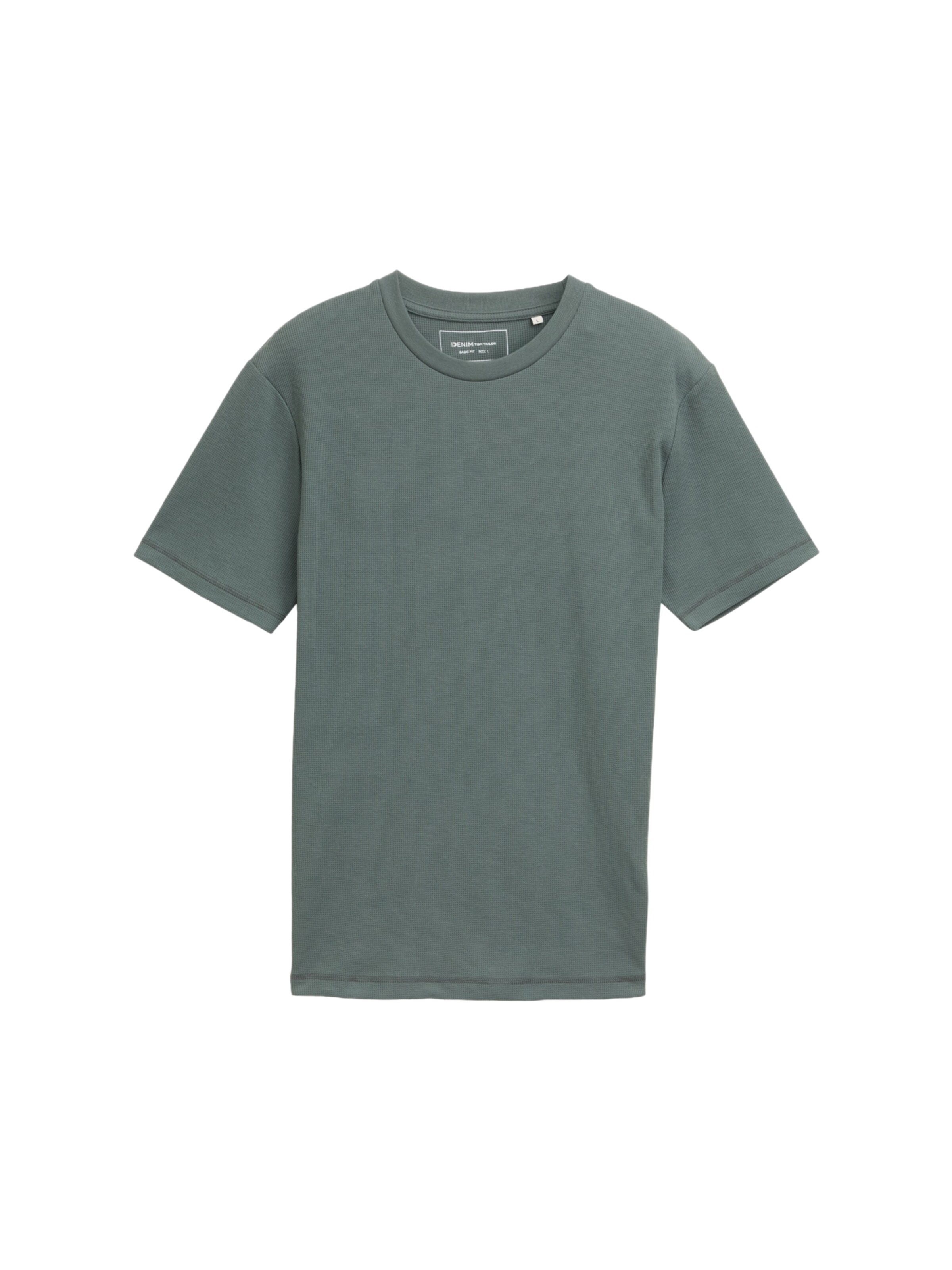 T-Shirt TOM TAILOR en vert : devant