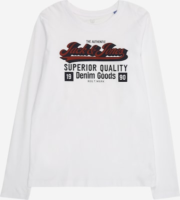 Jack & Jones Junior Paita värissä valkoinen: etupuoli