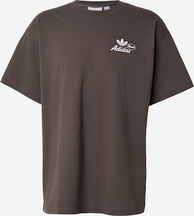 Marškinėliai 'RECORD' iš ADIDAS ORIGINALS, spalva – alyvuogių spalva / balta, Prekių apžvalga