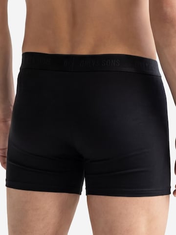 Only & Sons Boxershorts 'ONSFITZ SOLID BOXER' in Zwart