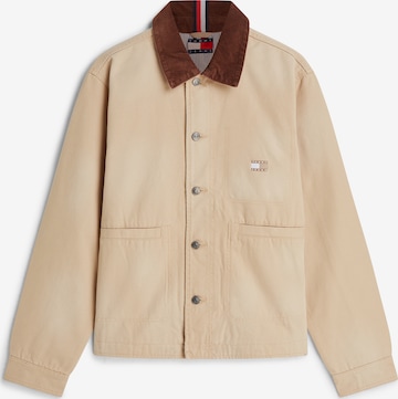 smėlio Tommy Jeans Demisezoninė striukė: priekis