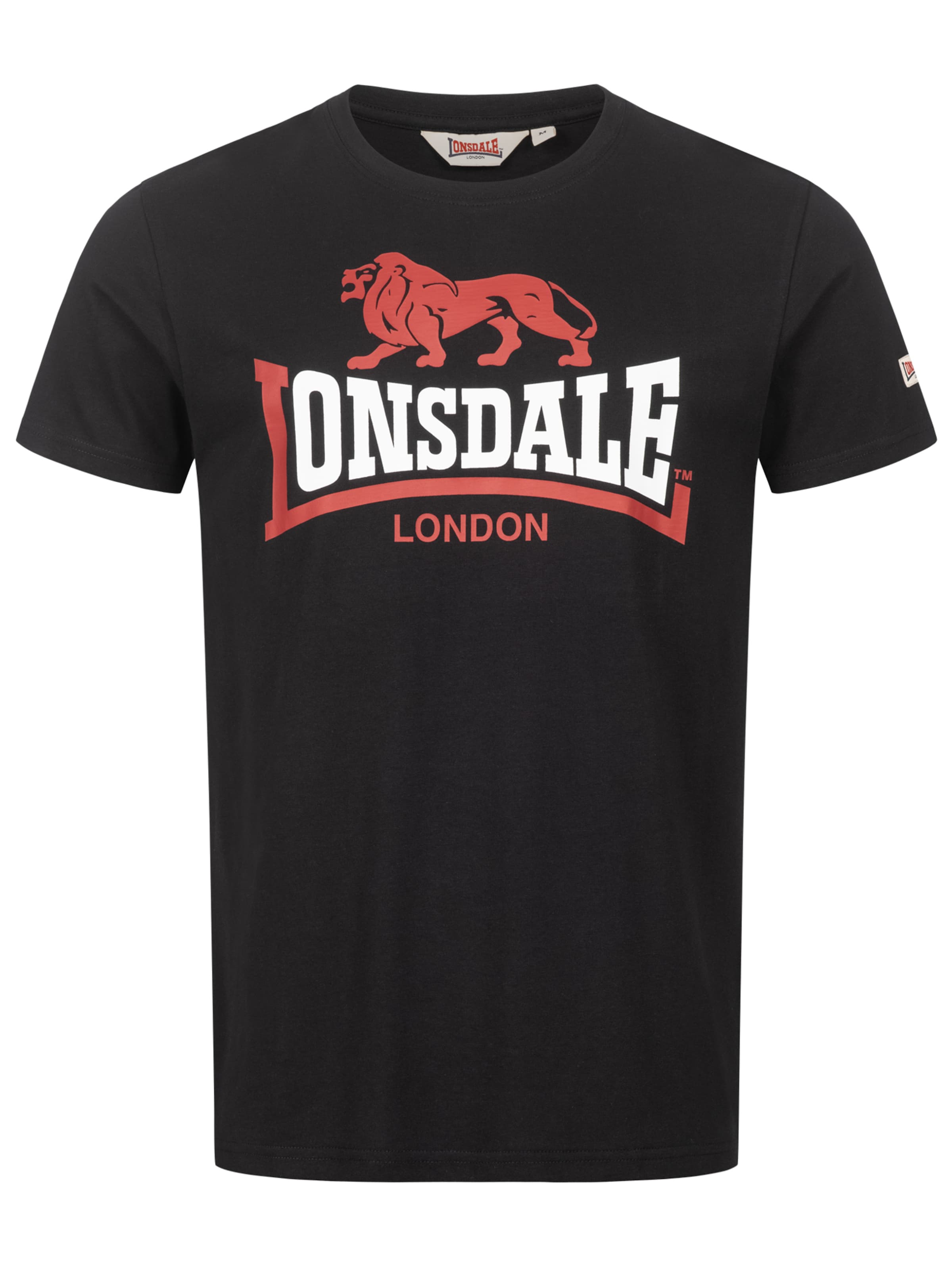LONSDALE - Camisa em preto: frente