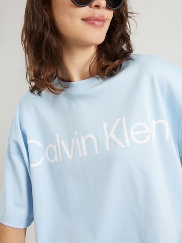 Calvin Klein Свободна дамска риза в синьо