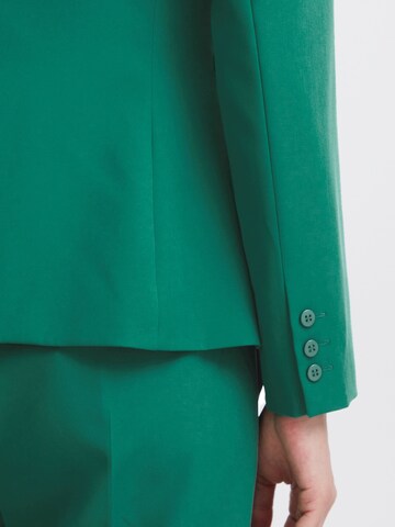 Slimfit Blazer ' IHLEXI ' di ICHI in verde