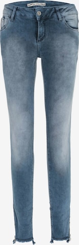 CIPO & BAXX Skinny Jeans 'WD355' in Blauw: voorkant