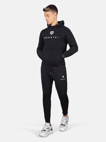 MOROTAI Tapered Sportbroek 'Corporate' in Zwart