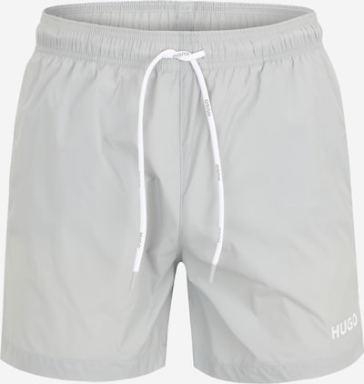 HUGO Kupaće hlače 'Haiti' u svijetlosiva / bijela, Pregled proizvoda