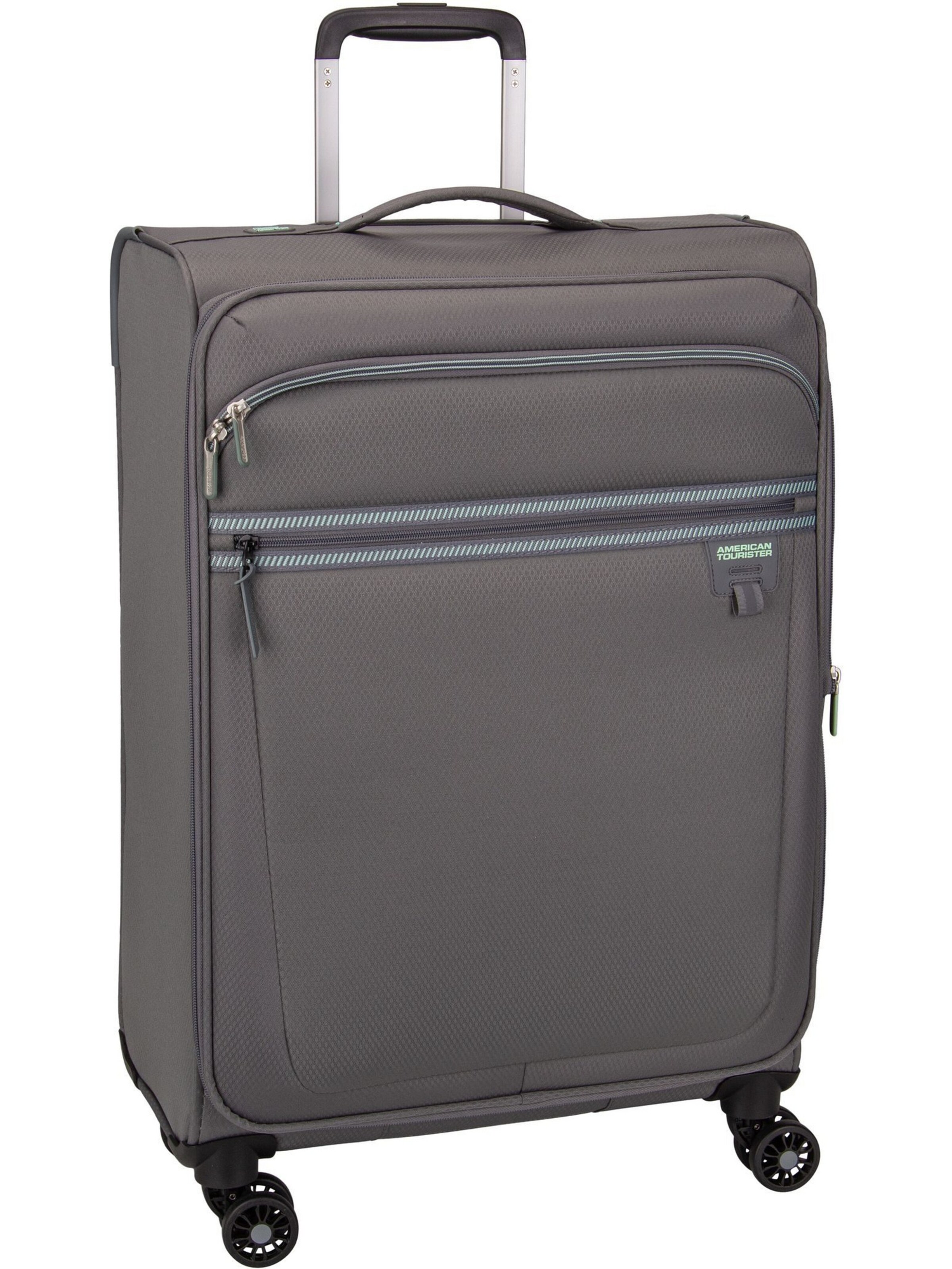 American Tourister Cart 'Aerospin Spinner M' in Grey: front